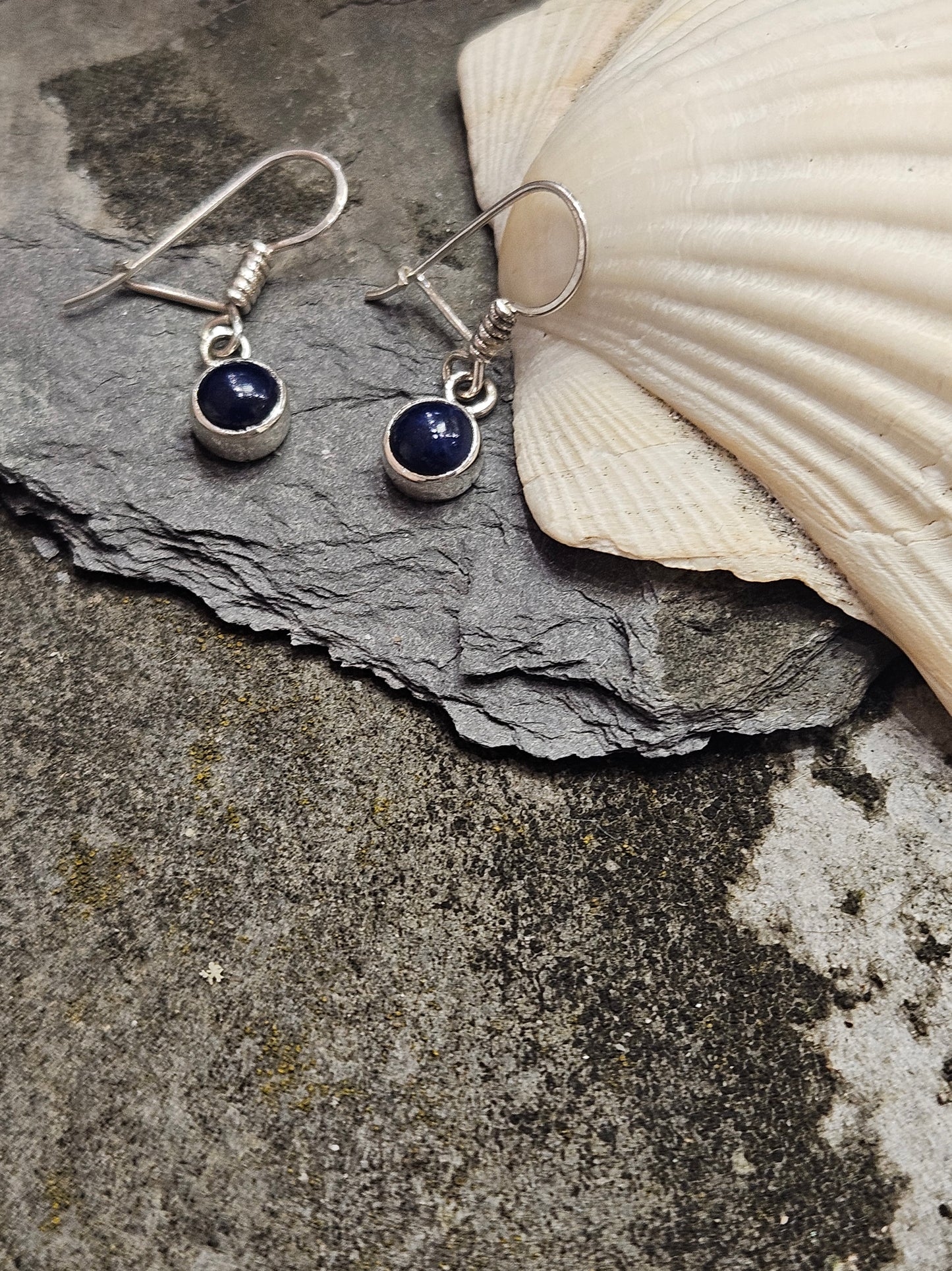 Lapis drop earrings