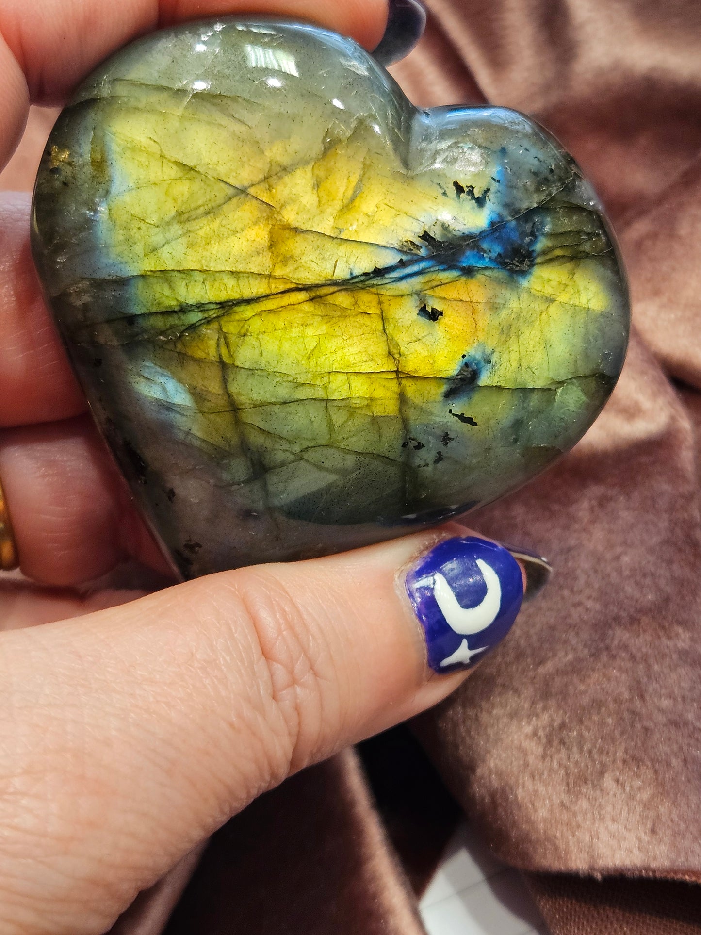 Labradorite Heart 💙