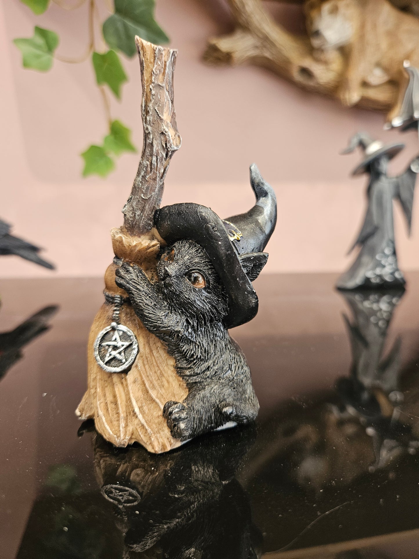 Broom Gaurd (black hat)