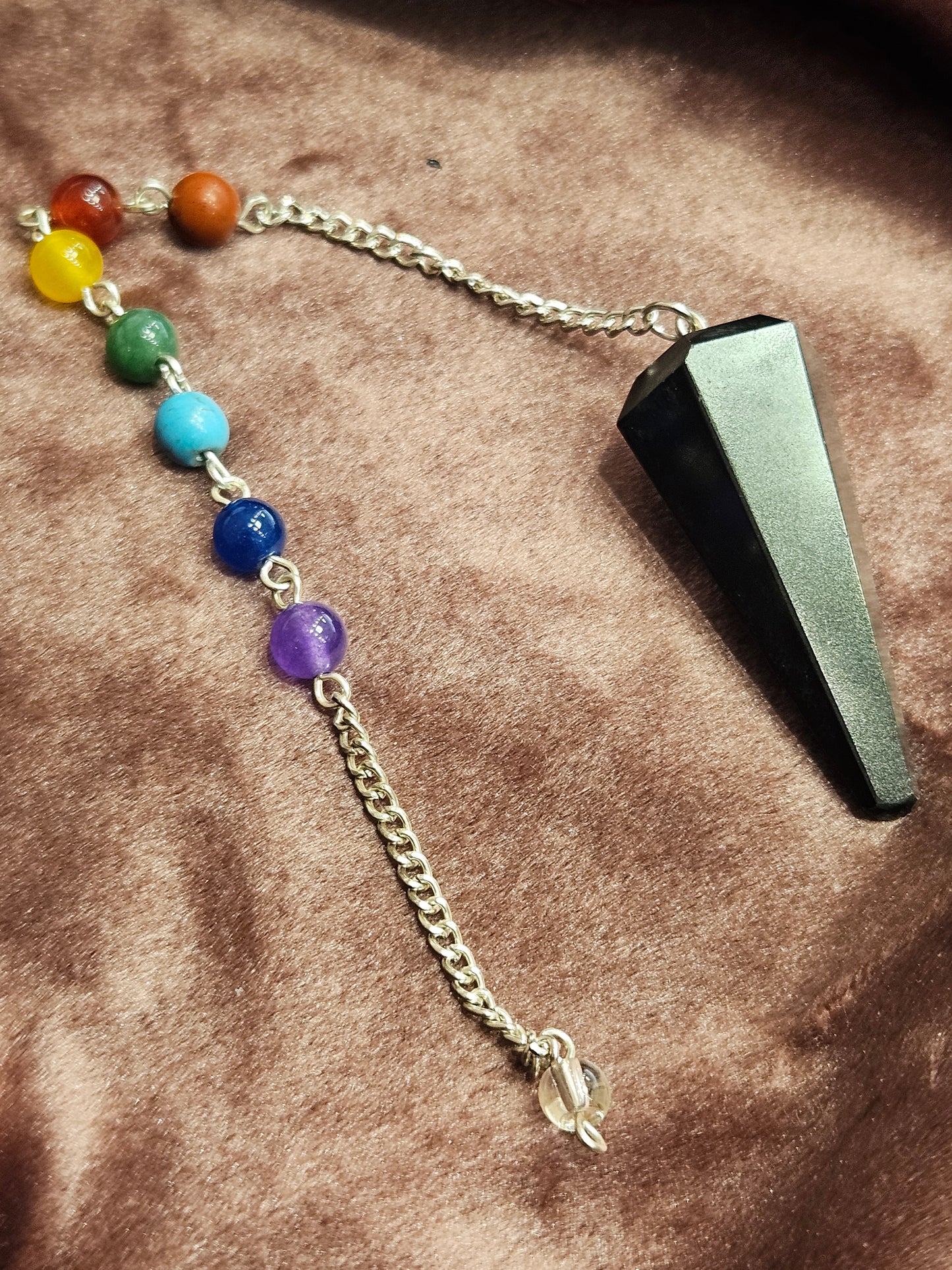 Black Agate Pendulum
