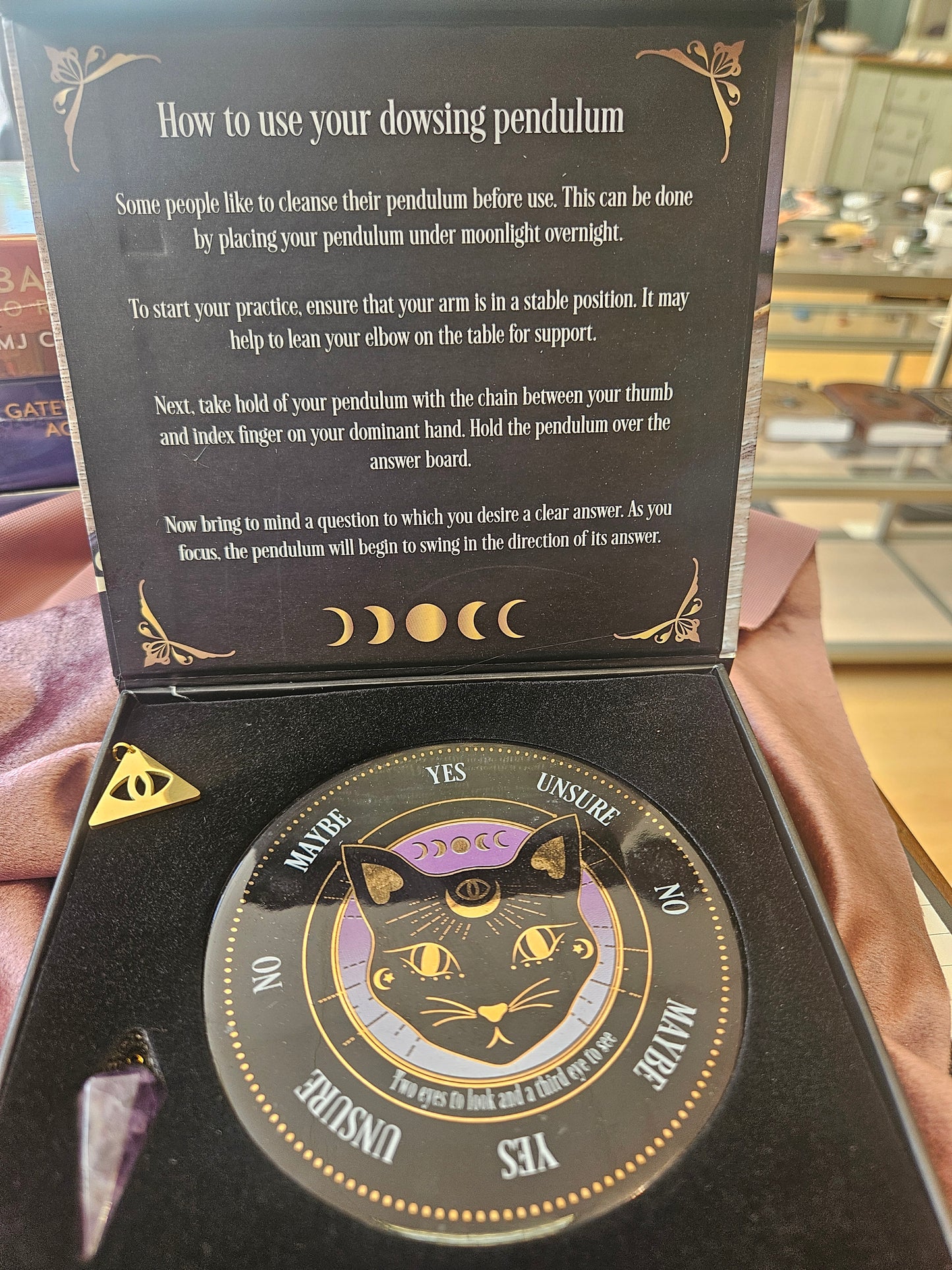 Black Cat Pendulum Set