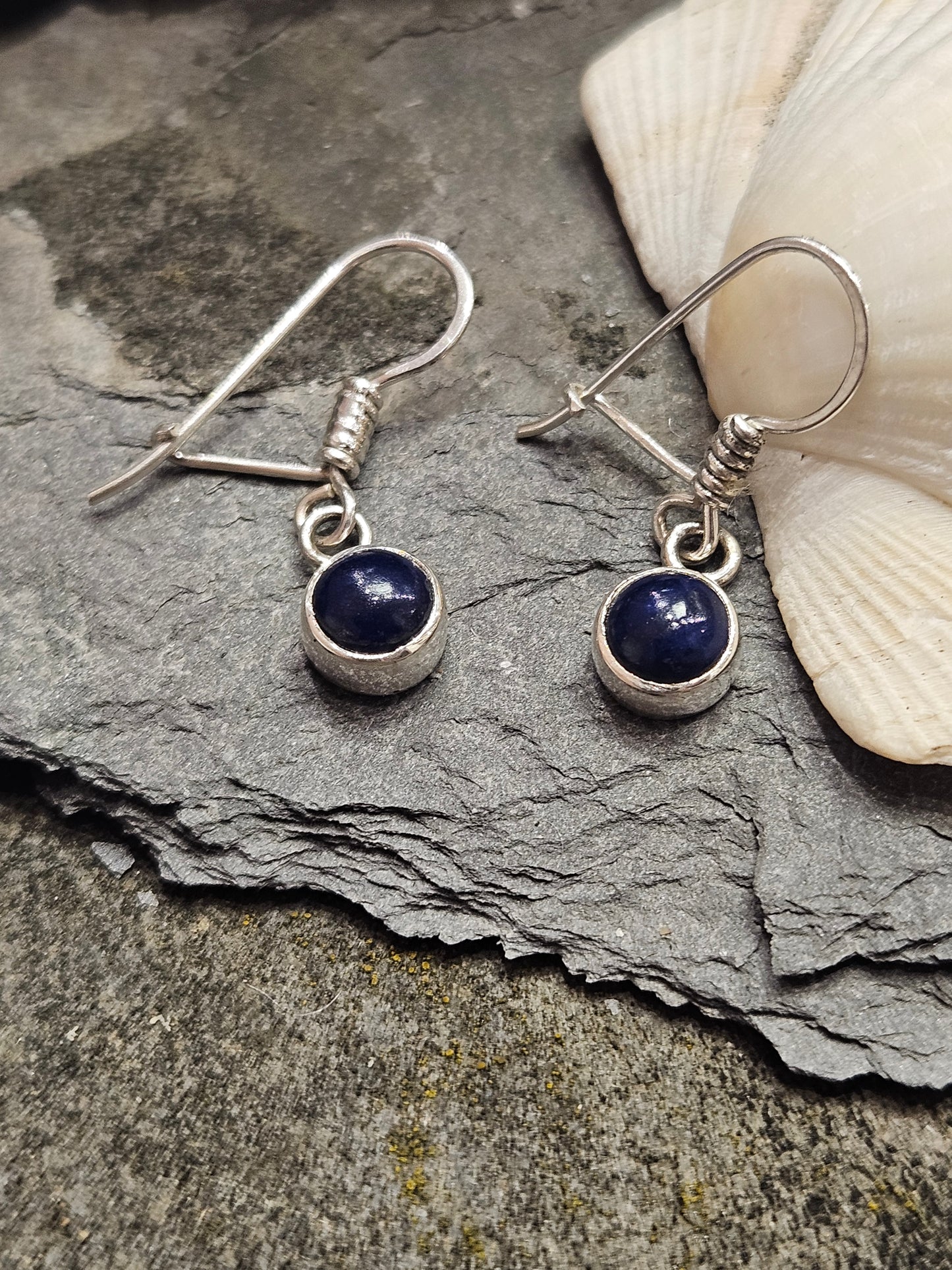 Lapis drop earrings