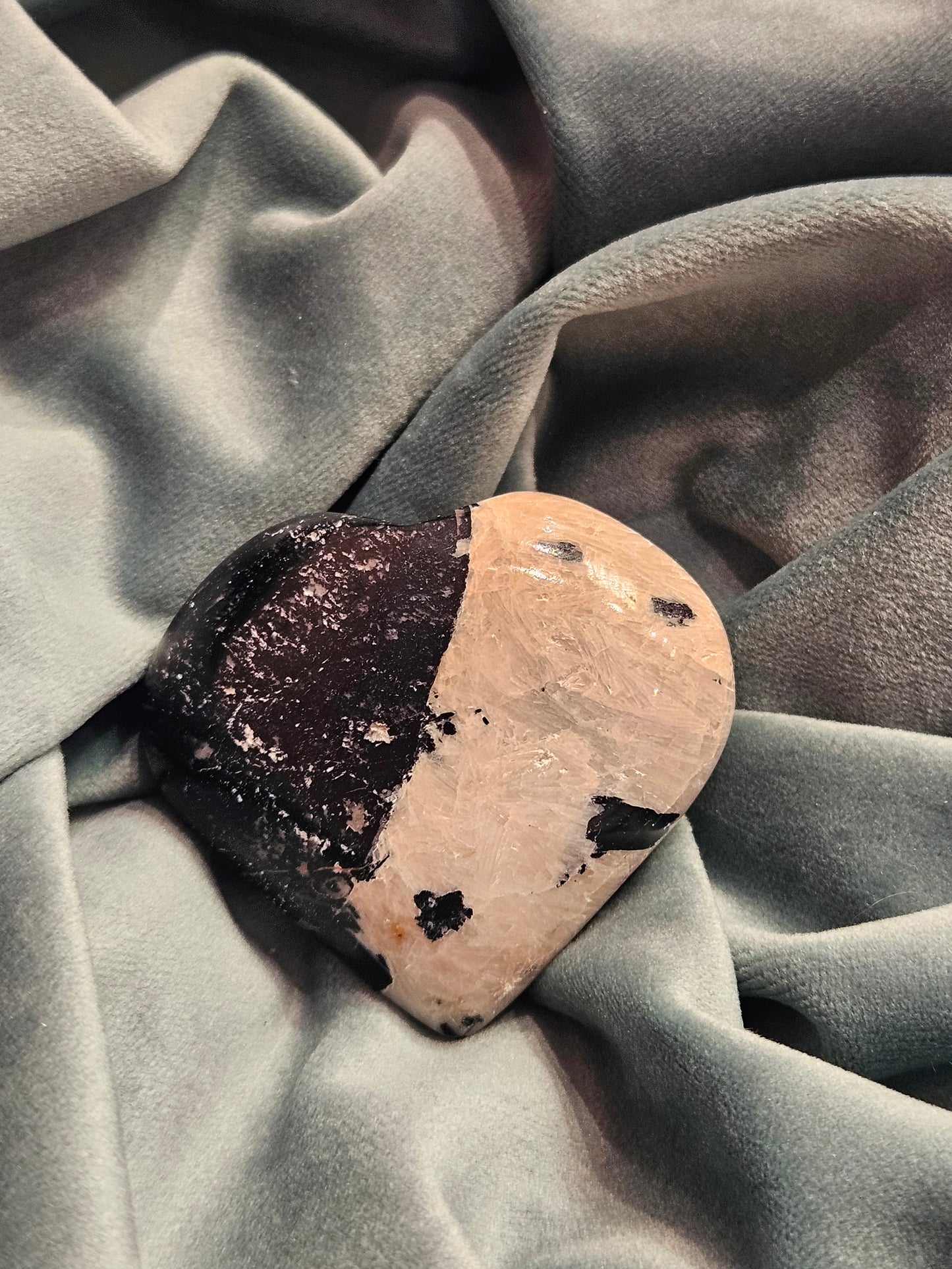 Tourmaline and Feldspar Heart