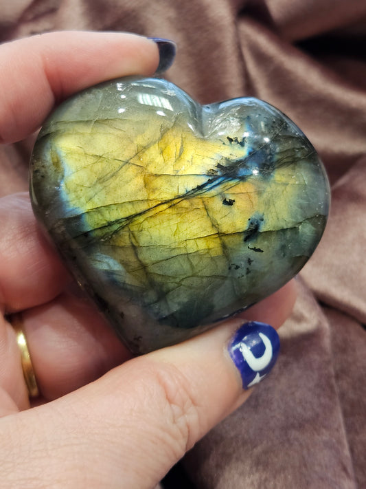 Labradorite Heart 💙