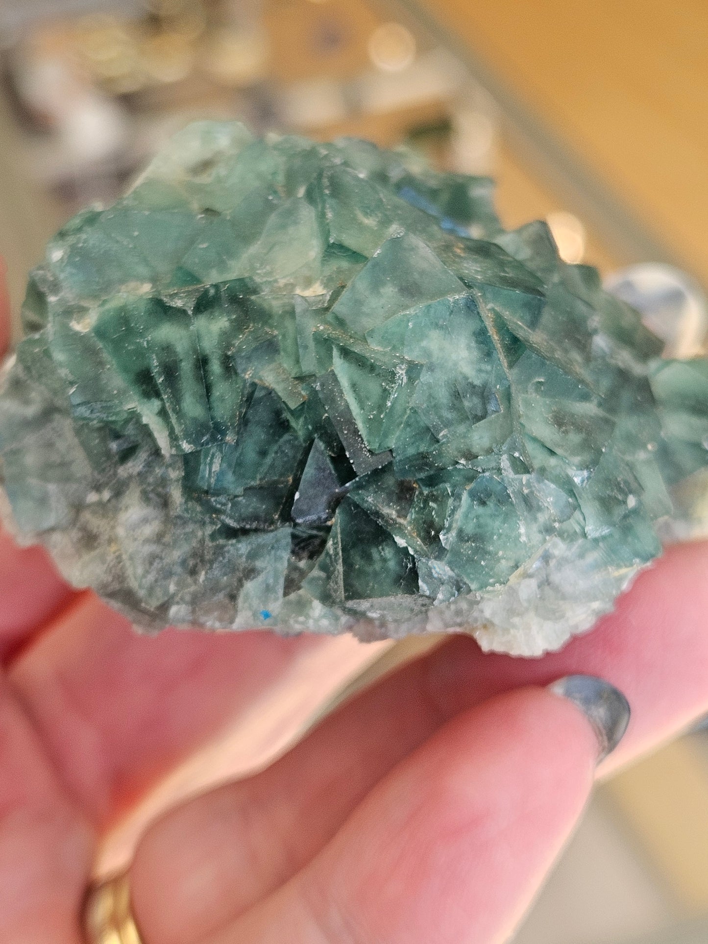 Raw Green Flourite