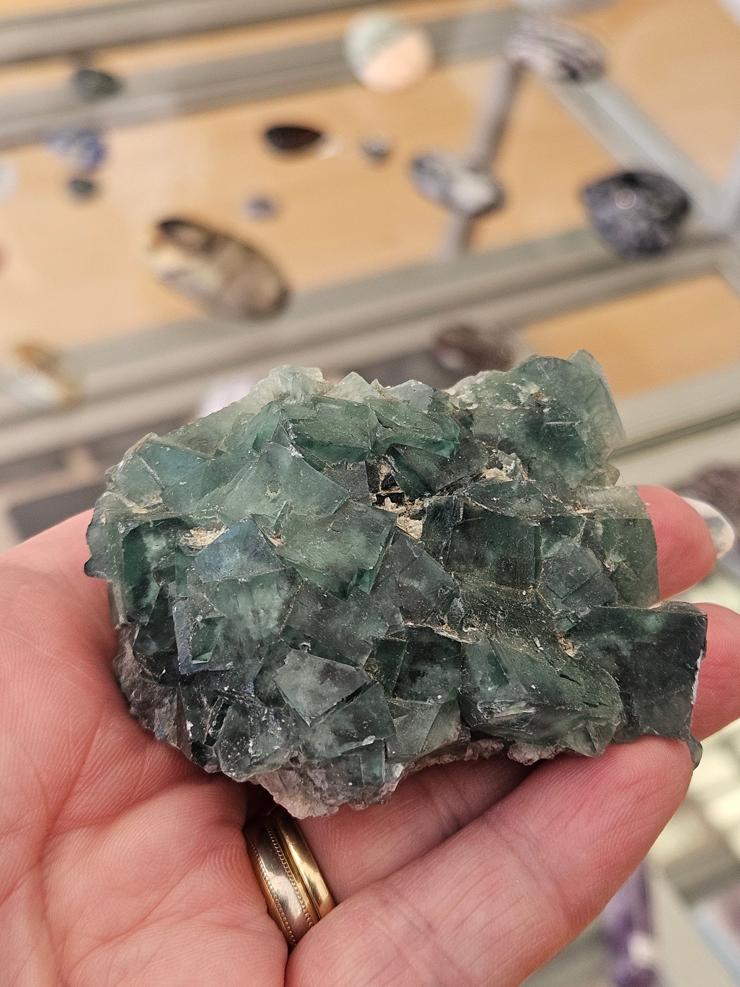 Raw Green Flourite