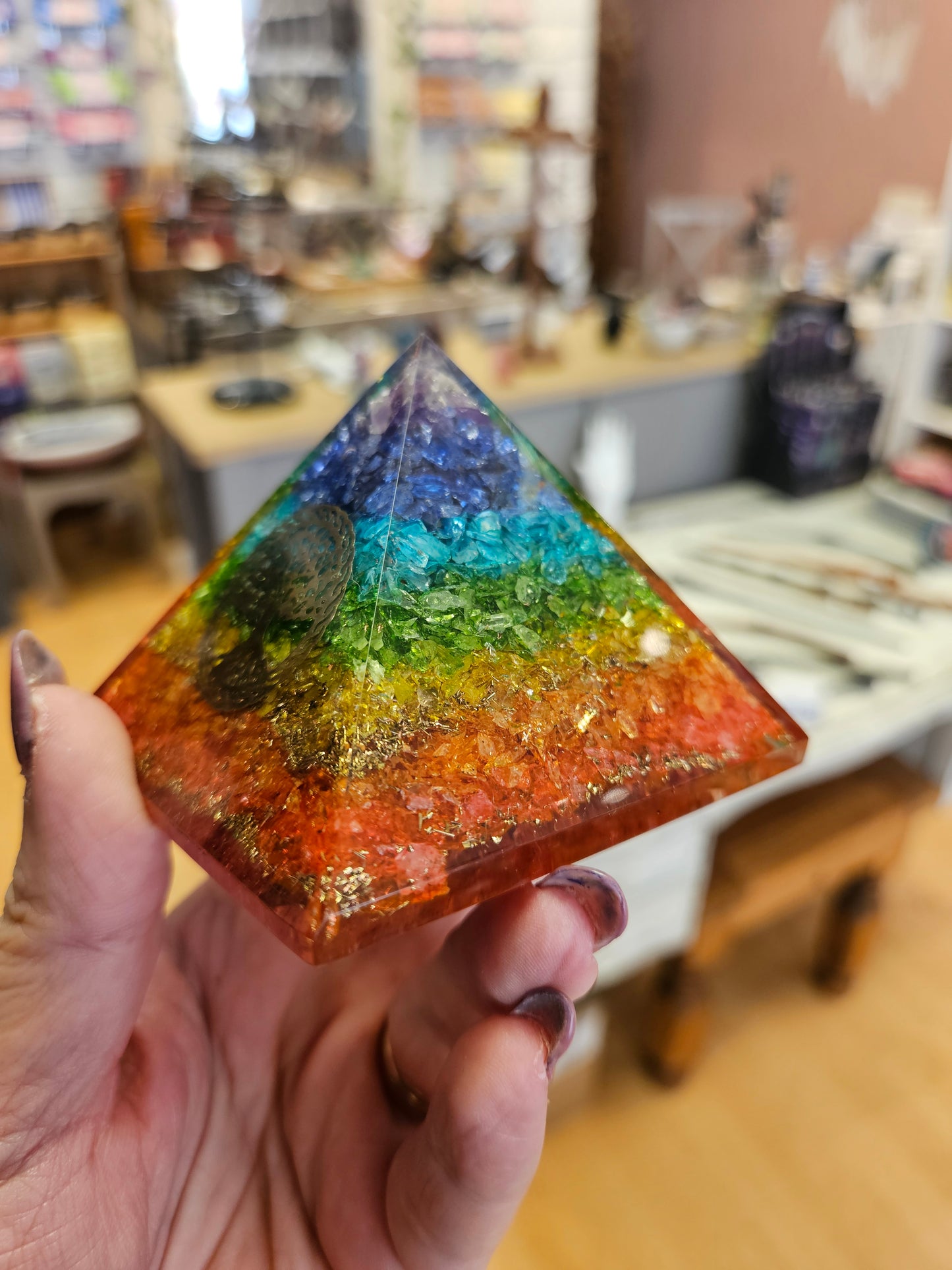 Chakra Organite Pyramid