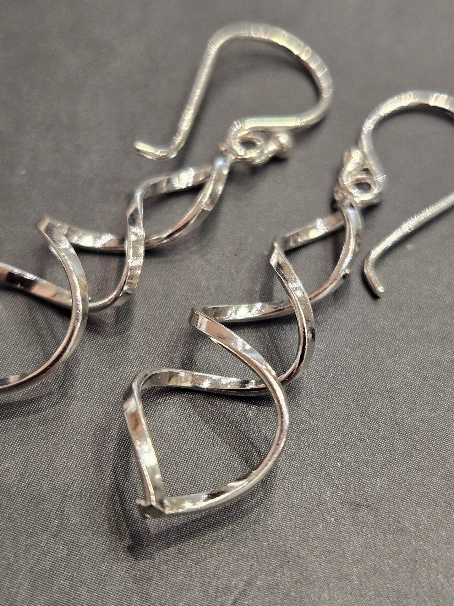 Stirling Silver Swirl Earrings